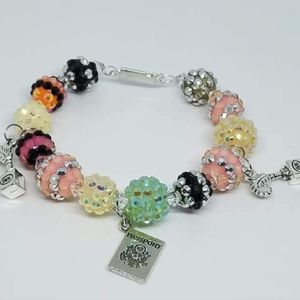 Handmade Travel Themed Charm Bracelet